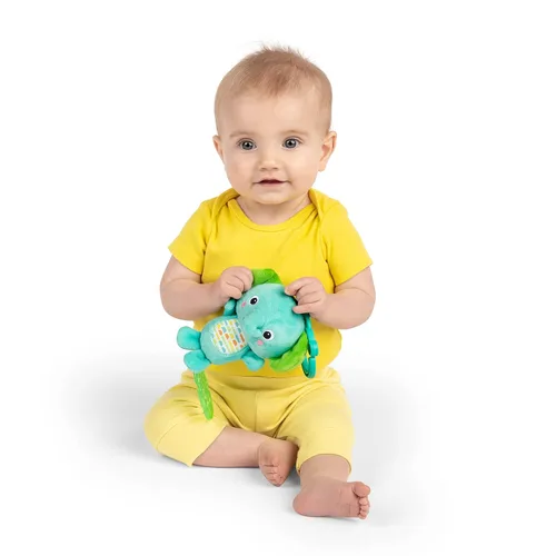 Miniatura 7 de Bright Starts Tug Tunes - Juguete para cochecito y transportadores, elefante, unisex, recién nacido +