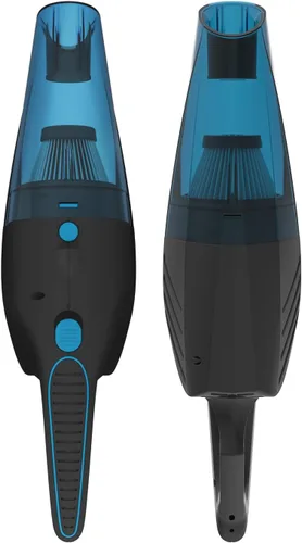 SEALON GV02 - Aspiradora recargable de mano para automóvil, aspiradora de 10 KPa y plumero de aire, aspiradora de mano de alta potencia con luz LED