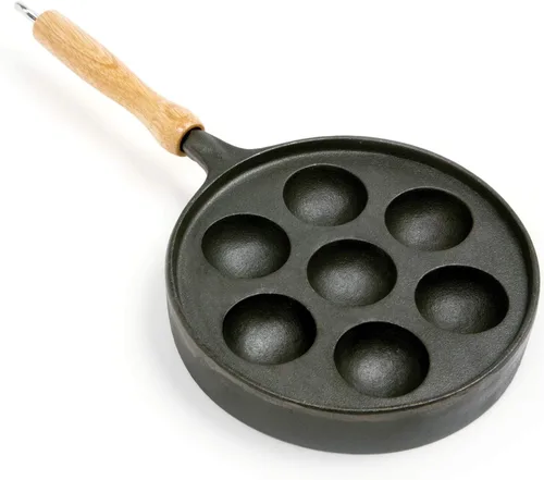 Miniatura 7 de Norpro Sartén Deluxe Munk Aebleskiver 8.5 pulgadas de diámetro y 2 pulgadas