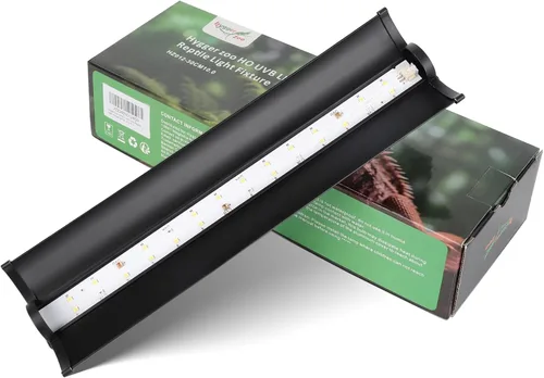 Luz UVB para reptiles, 10W HO LED UVB lámpara de reptil UVA UVB lámpara bombilla terrario para dragón barbudo, tortuga, serpiente crestada Gecko