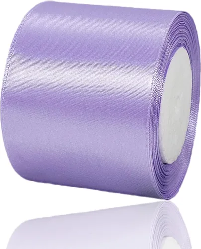 Miniatura 86 de Cinta azul de 1-1/2 pulgadas x 25 yardas, cinta de seda de satén azul real para envolver regalos, fabricación de lazos para el cabello, ramos