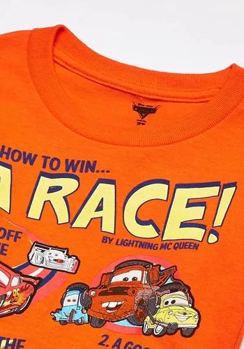 Miniatura 3 de Disney Cars - Camiseta para niño con texto en inglés "How To Win A