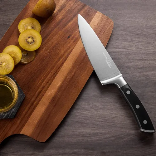 Miniatura 6 de OAKSWARE Cuchillo de chef, cuchillo de cocina de corte y cocción de 6 pulgadas, cuchillo afilado de acero alemán de alto carbono, cuchillo