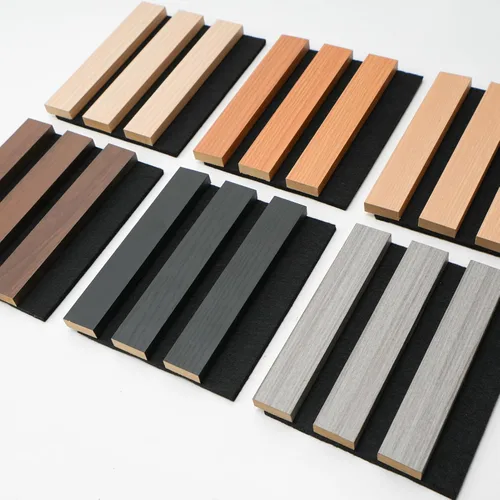 Miniatura 18 de Art3d Paquete de 1 panel de pared de listones de madera acústica con diseño plano enrollable, paneles absorbentes de sonido de 95.3 x 23.8 pulgadas