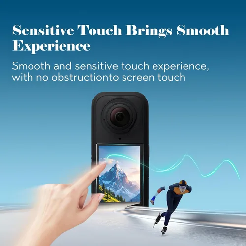 Miniatura 6 de Protector de pantalla para accesorios de aire Insta 360 X4, pantalla LCD de vidrio templado Insta360 X4, Ultra HD, dureza 9H, resistente a