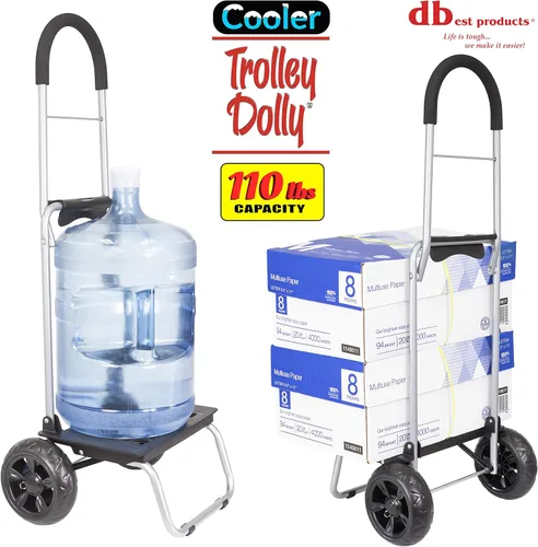 Miniatura 4 de Cooler Trolley Dolly, Negro Bolsa Térmica aislante plegable Rolling tailgating BBQ cerveza Hielo Cart