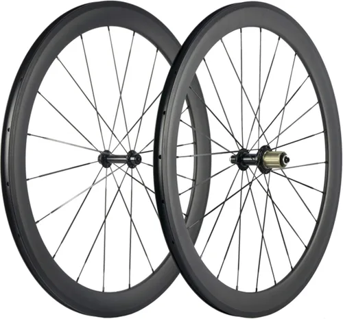 Miniatura 10 de Superteam Juego de ruedas de carbono 38/50/60/88mm 700c Clincher de 23mm UD con acabado mate