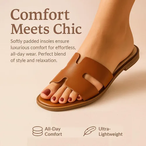 Miniatura 3 de CUSHIONAIRE - Sandalias Voyage para mujer, con espuma viscoelástica, distintos anchos disponibles