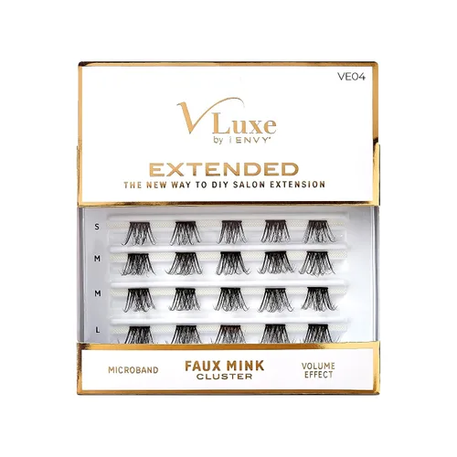 Miniatura 18 de VLuxe by iEnvy Extended Collection: Kit de iniciación de extensión de pestañas con 10 pares de alargamiento natural, aplicador y unión y sello
