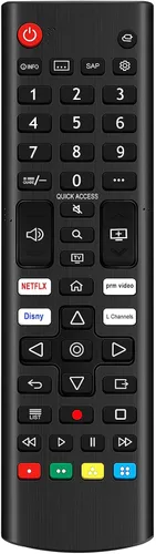 AKB76040302 - Repuesto de control remoto compatible con LG Smart TV 55UQ7570PUJ 55UQ7070ZUE 86UQ7590PUD 27LQ625S 27LQ600S-WU 27LQ600SWU 27LQ615S