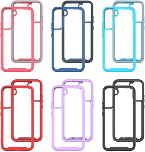 Miniatura 4 de Funda compatible con Xiaomi Poco M5s 4G, compatible con Redmi Note 10 4G / Note 10S 4G / Note 11 SE (India), funda protectora 2 en 1 de doble capa