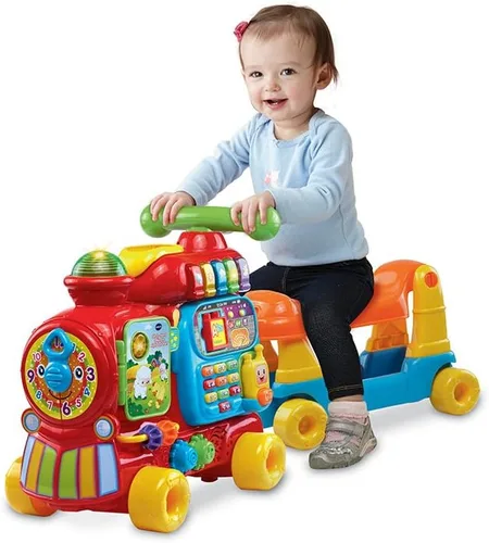 VTech Sit-to-Stand Nuevo Tren del Alfabeto, Rojo