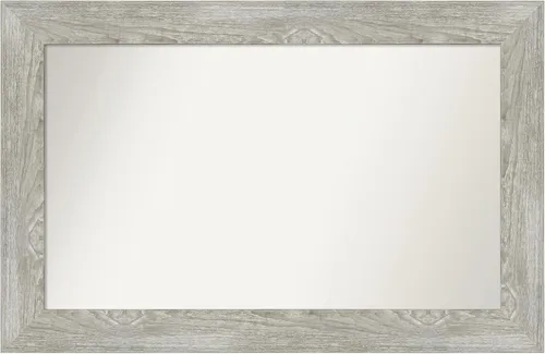 Miniatura 50 de Amanti Art Espejo personalizado, espejo de baño Alexandria Greywash, espejo de pared o espejo de tocador de baño sobre el fregadero