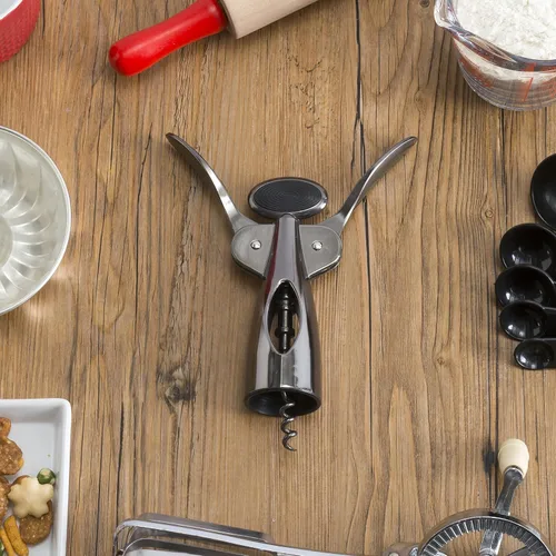 Miniatura 2 de Home Basics Nova Collection - Herramienta de cocina de zinc con agarre suave, fácil de usar, almacenar y limpiar, ónix negro, 6.6 x 2.43 x 1.67