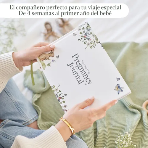 Miniatura 6 de Diario de Embarazo de Woodland – Planificador Semanal de Embarazo y Álbum de Recortes, Páginas para Fotos de Ultrasonido, Seguimiento de Hitos