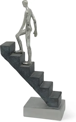 Vaudagio Decoración moderna de escritorio 'Top of the Rock' – Escultura abstracta de 11 pulgadas como motivación – Figura moderna de decoración del