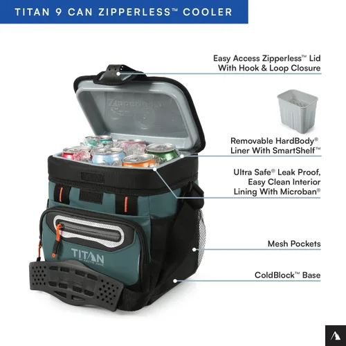 Miniatura 2 de Titan by Arctic Zone Deep Freeze Cooler - Enfriador de cuerpo duro sin cremallera, aislamiento de congelación profunda, forro de cuerpo duro