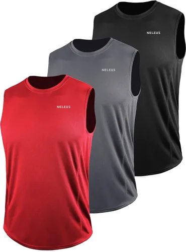 Miniatura 11 de NELEUS Camiseta sin mangas Dry Fit para hombre