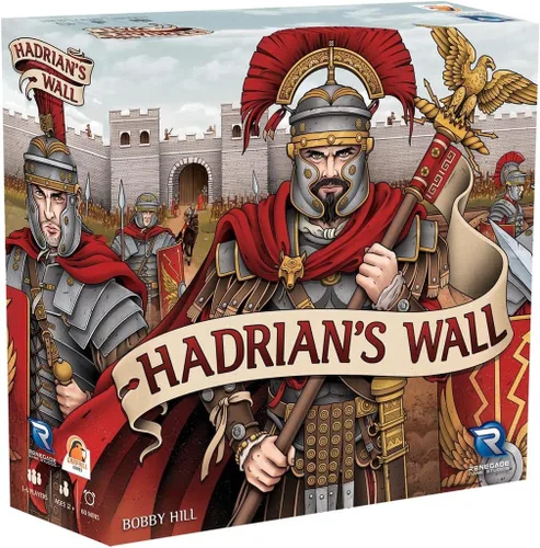 Renegade Game Studios: Muro de Adriano, juego de mesa de estrategia, tiempo de juego de 60 minutos, 1 a 6 jugadores, para edades de 12 años en