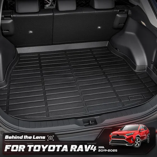 Miniatura 7 de Alfombrillas de piso de ajuste personalizado para Toyota Rav4 2025 2024 2023 2022 2021 2020 2019 (No para híbrido o Prime), Alfombrillas de maletero