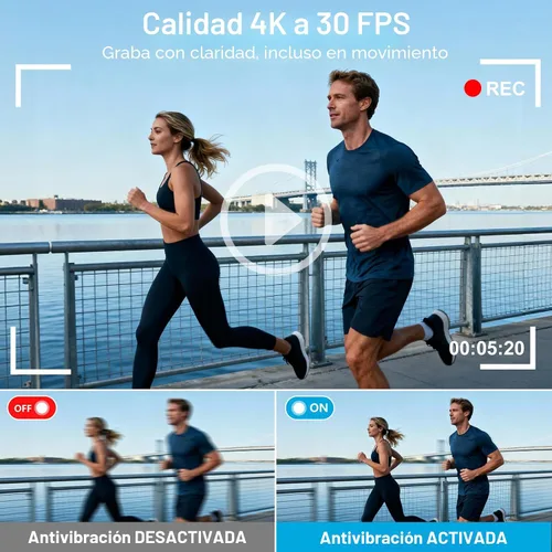 Miniatura 3 de Cámara digital 4K para fotografía, cámara de enfoque automático de 56 MP con pantalla abatible de 180° de 3 pulgadas, zoom de 16X, cámara compacta