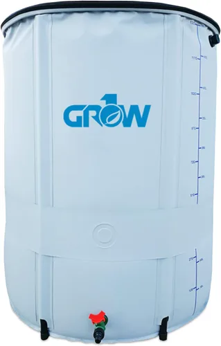 GROW1 Depósito de agua plegable de 265 galones de almacenamiento de agua contenedor portátil para plantas de jardín, invernadero de jardinería