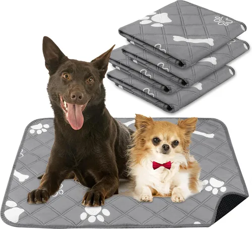 Miniatura 20 de PatiencET Almohadillas lavables para orina para perros y gatos, 72 x 72 pulgadas, súper absorbentes, a prueba de fugas, reutilizables, 1 almohadilla
