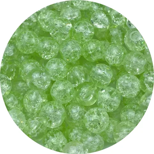 Miniatura 19 de 100 cuentas de cristal agrietado redondas de 0.315 pulgadas (0.315 in), cuentas espaciadoras para hacer joyas, collares, pulseras, aretes, Mezcla