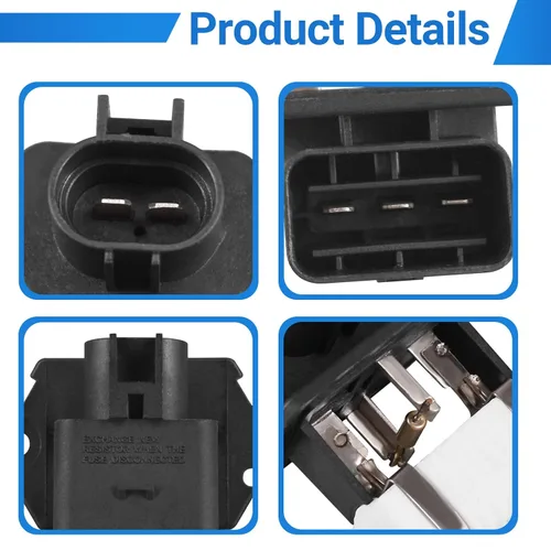 Miniatura 6 de Resistencia del ventilador de refrigeración del motor para Hyundai Elantra GT Sonata Kia Forte Soul Optima 2011-2017 reemplaza 25385-07550