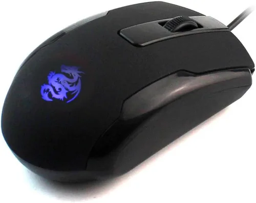 Miniatura 7 de WishLotus Logotipo de ratón para zurdos Grabado láser y proceso mate Resolución de 800 DPI Botón 3D Plug and Play Mini USB Ratón con cable adecuado