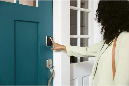 Miniatura 10 de Yale Assure Lock 2 Touch Deadbolt, cerradura inteligente sin llave de entrada con teclado conectado por Bluetooth y escáner de huellas dactilares
