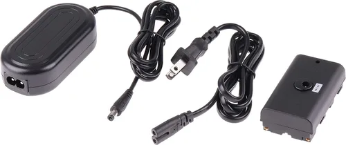 Miniatura 4 de Foto4easy - Adaptador de corriente alterna con batería ficticia NP-F, upler de CC para Sony NP-F970 NP-F960 NP-F770 NP-F750 NP-F550 para alimentar