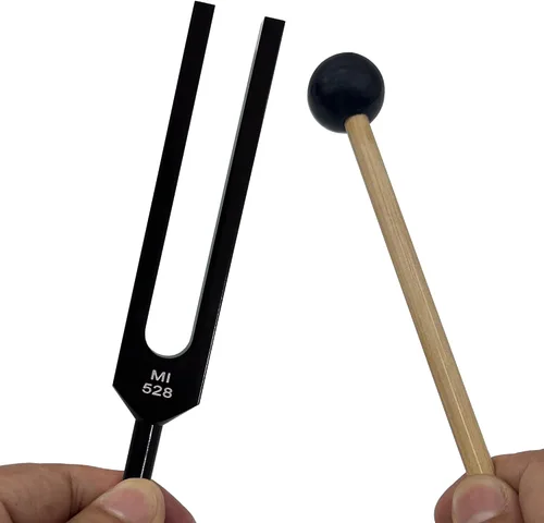 Miniatura 5 de MI528 Hz Juego de Diapasones de Afinación 528 Hz Diapasones Chakra para Reparación del ADN Sanación Diapasones de Afinación Sanación de Sonido