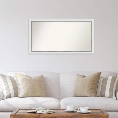 Miniatura 142 de Amanti Art Espejo personalizado, espejo estrecho de baño de oro blanco, espejo de pared o espejo de tocador de baño sobre el fregadero