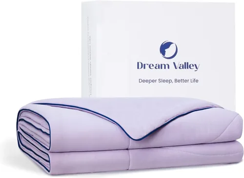 Miniatura 11 de Dream Valley® Outlast® Deepsleep Edredón Refrescante, Tamaño Throw, Manta Refrescante con Tecnología Espacial Grado NASA para Personas que Duermen