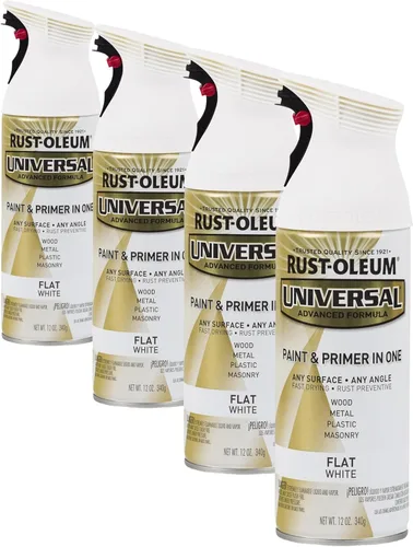 Miniatura 154 de Rust-Oleum 245197 Pintura en aerosol universal para todas las superficies, 12 onzas, negro satinado
