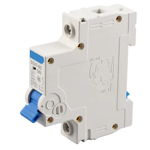 Miniatura 2 de Interruptor de corte del disyuntor miniatura DZ47‑63 1Pole (63A)