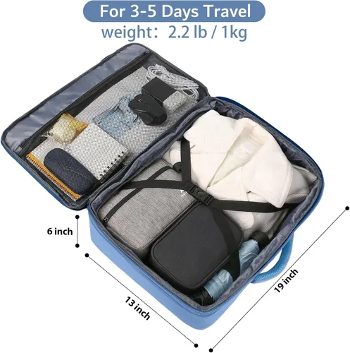Miniatura 76 de MATEIN - Mochila de viaje extragrande de 10.56 galones, mochila de viaje ampliable apta para aerolíneas, para viajeros de fin de semana, hombres