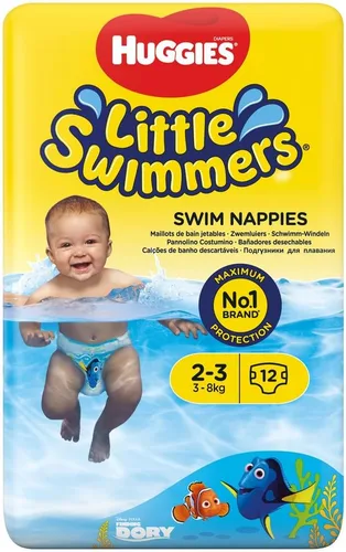 Miniatura 12 de Huggies Little Swimmers - Pantalones de natación desechables, S (15-34 libras), 12