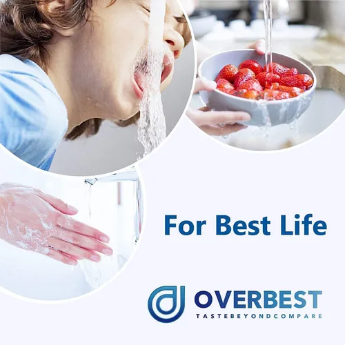 Miniatura 8 de Overbest Filtro de agua para grifo 7027W, repuesto para filtro Brita®, grifo Brita® 36311 en sistema de filtración de agua del grifo, 100 galones