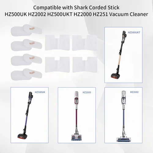 Miniatura 2 de KEEPOW 4 filtros de repuesto para Shark Vertex Ultralight DuoClean PowerFins con cable HZ2000, HZ2002, HZ251, HZ602, piezas de repuesto XFFKHZ2000