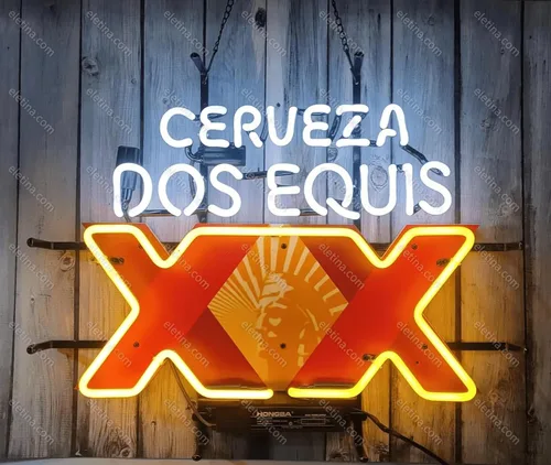 Miniatura 25 de Letreros de neón para bar, bar, club, dormitorio, cafetería, tienda, compatible con Shiner Beer Glass Neon Sign para oficina, hotel, pub, cafetería