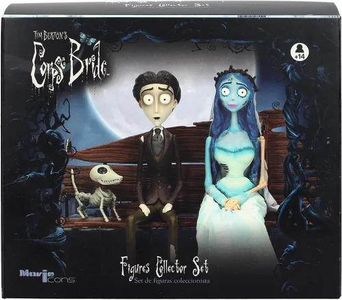Miniatura 7 de Set Figura Víctor y Emily Sentados en Banco
