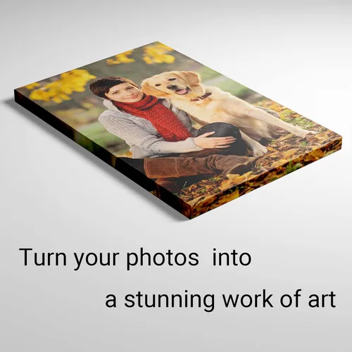 Miniatura 2 de Chexin Impresiones en lienzo personalizadas con tus fotos, marco, pósteres de arte de pared para estética, sala de estar, boda, bebé, mascota