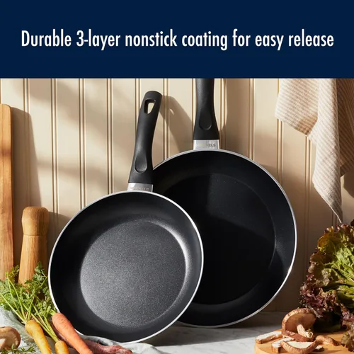 Miniatura 4 de Henckels Everlift - Juego de utensilios de cocina antiadherentes de 10 piezas, fabricado en Italia, revestimiento duradero de 3 capas, aluminio
