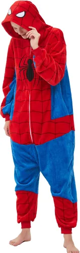 SWEETXIN Pijama unisex para adultos y niños, para Halloween, Navidad, ropa de dormir, traje de cosplay para mujeres y hombres