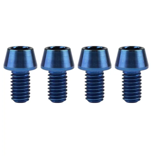 Miniatura 45 de Titanio Ti M6 x 10 16 18 20 25 30 35 40 45 50 55 60 2.559 in Allen - Tornillos hexagonales de 2.559 in, tornillos cónicos, paquete de 4