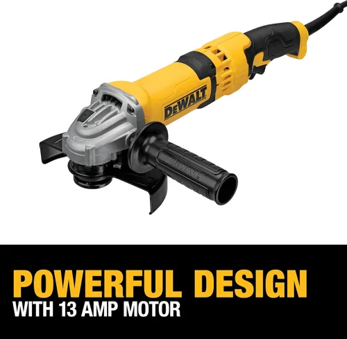 Miniatura 4 de DEWALT herramienta de pulido angular, 4-1/2 pulgadas a 5 pulgadas, interruptor de gatillo (DWE43116)