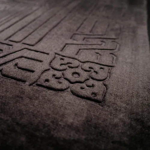 Miniatura 5 de Alfombra de oración – Alfombra turca Janamaz Sajada de felpa suave para hombres y mujeres, alfombrilla de oración lisa y sólida, regalo de Ramadán