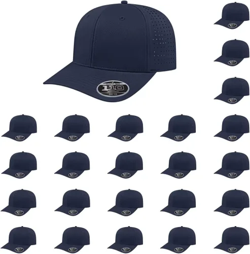 Miniatura 11 de Cap America i8533 Flexfit 110 Gorra Snapback Perforada de Rendimiento de Perfil Medio de 6 Paneles con Protección UV y Snapback Ajustable